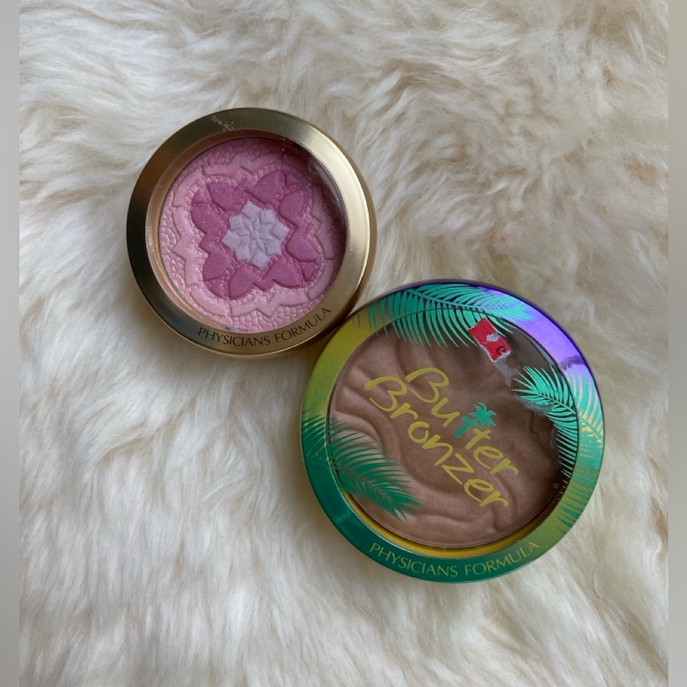 Physicians Formula Argan Oil Blush Rose + Butter Bronzer Bundle